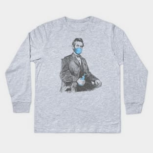 Wear Yourself a Mask Kids Long Sleeve T-Shirt